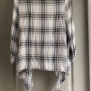 Aeropostale Grey Plaid Cardigan Photo 2