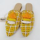 Krass&co Rag N  Mariana Woven Flat Mules With Tassels New US 8 Photo 10