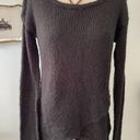 Wooden Ships  Gray Sweater Cross Over Front Mohair Wool Long Sleeve Small/Medium Photo 0