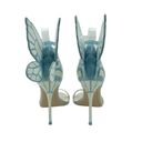 NEW Sophia Webster Chiara Butterfly Wing Bridal Sandals Ice Size 37.5M Blue Photo 9