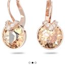 Swavorski Swarovski Rose Gold Teardrop Earrings Photo 4