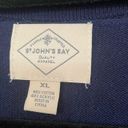 st. john's bay St. John’s Bay 3/4 Sleeve Lightweight Cotton Blend Cardigan Sweater ~ Size XL Photo 3