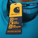 Carhartt  tank top blue size small relaxed fit work wear outdoor tank top turquoi Photo 4