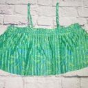 Nordstrom  BP Womens Size Large Green Blue Retro Vibes Crop Top Photo 0