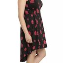 Tripp NYC  Red Black Sweeteheart Owl Hi-Low Hem Dress Plus Size 2X 18/20 Photo 10