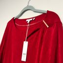 Chico's NEW NWT  Red Cutout Classic 3/4 Sleeve Dress Photo 7