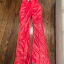 Revice Denim Red  Pants/ Venus Flared Photo 3