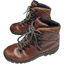 Merrell  Women's Summit Dark Brown Leather Lace-Up Mid-Top Outdoor Hiking Boots 8 Photo 6