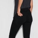 EXPRESS Black High Waist Ripped Stretch Jean Photo 2