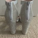 Windsor Silver Sparkly High Heels Photo 1