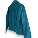 BB Winter Teal Bomber Style Jacket in Size XXL (fits like a M/L) Blue Size M Photo 5