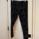 Soul cycle black floral leggings. Size XXl Photo 3