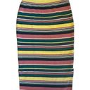 Anthropologie  Maeve Women’s Sz M Stripe Knit Lana Sweater Straight Midi Skirt Photo 3