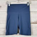 Everlane  The Perform Bike Shorts Womens Blue High Waist Performance Sz S Photo 0