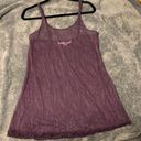 Victoria's Secret Victoria’s‎ Secret Animal Print Sheer Slip Lingerie Dress Purple - Size M Photo 0