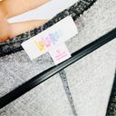 LuLaRoe  Sarah Duster Cardigan Gray Striped Long Sleeve Open Front‎ Photo 5