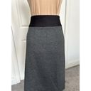 Tahari  Arthur S. Levine Black & Gray Tweed Pencil Skirt Size 14 Photo 1