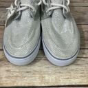 Krass&co Austin Trading  Womens Shoes Size 5 Silver Top Siders Boat Sparkly NEW Photo 2