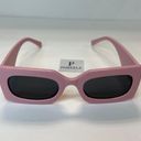 Pink Square Sunglasses/ Retro Pink Sunglasses Square Photo 2