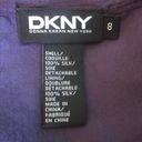 DKNY  Purple Silk Tank Size 8 Lightweight Photo 1