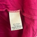 L.L.Bean  Cardigan Pink Pleated Pin Tuck Tie Front Open Long Sleeves Sz L EUC Photo 9