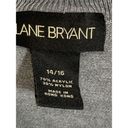 Lane Bryant  Womens Knit Scoop Neck Pullover Sweater Heather Grey Plus Size 14/16 Photo 4