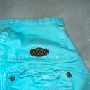 Tiki Jeans Teal Capri Jeans  Photo 3