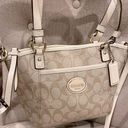 Coach Signature Canvas Peyton Handbag Photo 2