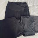 Aerie Offline Black Flare Cross Over Leggings Photo 0