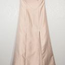 Alfred Sung NWT  Cameo Pink Strapless Trumpet Dress Size 12 Photo 1