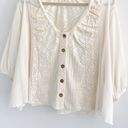 Free People Mae Floral Embroidered Boho Swing Top Photo 7