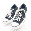 Converse  All Star black canvas denim sneakers sz 10 Photo 1