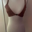 Naked Wardrobe NWT light pink glitter bralette crop top Sz S Photo 0