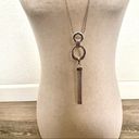 Charter Club  silver tone tassel chain necklace Photo 4