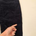 Talbots  Flawless Frayed Hem Cord Slim Leg Navy Blue Corduroy Pants Cropped Ankle Photo 11