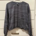 Z Supply  dark blue camo relaxed pullover crewneck Photo 2