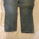 BLANKNYC The Madison crop Rhinestone Front Blue Denim Jeans Womens SIZE 26 Photo 4