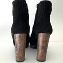 Burberry  Black Hazelhurst Suede Ankle Boots Size 38.5/8 Photo 3