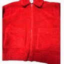 I am gia I.AM.GIA Pixie Teddy Coat in Red Women's Jacket Size Medium Photo 3