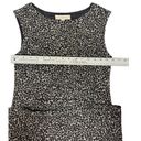 Loft  Cheetah Print with Side Roushing Sleeveless Dress Size M Photo 6