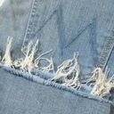 NWT Mother Mid Rise Dazzler Crop Fray in Blowing Kisses Stretch Crop Jeans 30 Photo 7