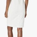 Calvin Klein  Cream Tulip Sleeve Sheath Dress Knee Length Classic Size 4 Photo 1