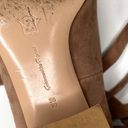 Gianvito Rossi  Suede Low Heel Pumps with Wrap Straps Mauve / Taupe Size 36.5 6 Photo 11