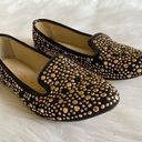 ALDO Black & Gold Studded Flats Photo 3