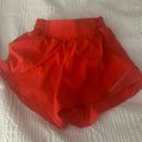 Lululemon Red Hotty Hot Shorts 4” Photo 0