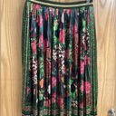 Farm Rio  Bosque Pleated Midi Skirt Photo 3