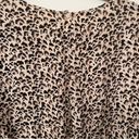 Rebecca Taylor  Leopard Print Silk Caramel Combo Drop Waist Dress | Size 10 Photo 7