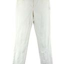 J. McLaughlin  Womens Size 4 Jeans White Mid Rise Skinny Leg Cotton Denim Photo 0