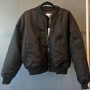 Good American NWT |  Satin Bomber Jacket Photo 4