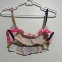 Mara Hoffman  Rays Multicolor Overlay Bikini Top Size Small Photo 2